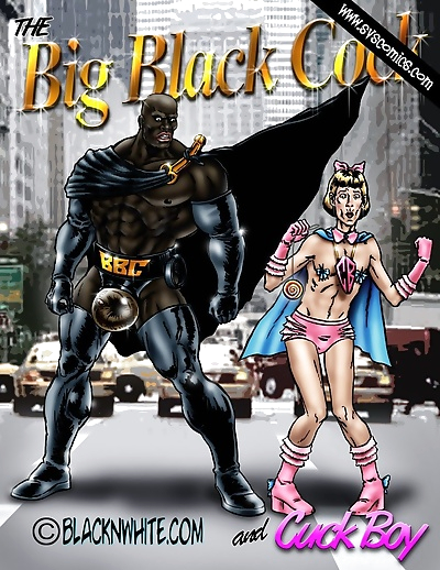 blacknwhite grande Negro cock..