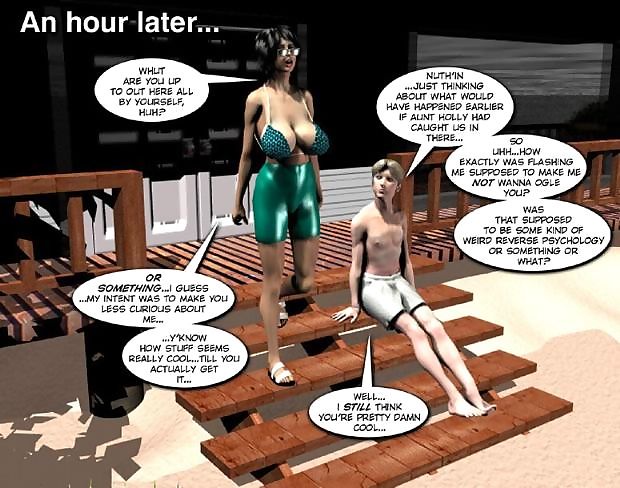 Teenage huge cock on a beach 3d porn cartoon story adult.. Sex Comix - Page  2